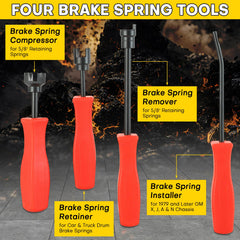Acymner drum brake tool kit remover and installer aids safe removal and installation of springs