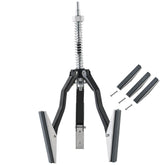 Acymner engine cylinder hone tool front view showing adjustable bore capacity from 2 to 7 inches