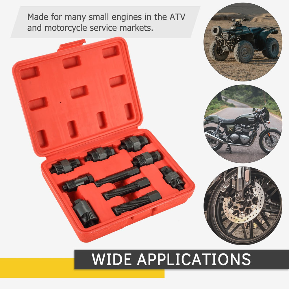 Acymner flywheel puller storage solution keeps tools organized at the shop