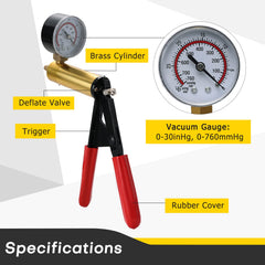 Acymner reservoir jar keeps brake fluid work tidy and clean.