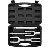 Acymner track rod fork 11-16 in use to speed up tie rod removal