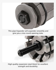 ACZCR tool assembly in hand demonstrates controlled expansion for precise ends.