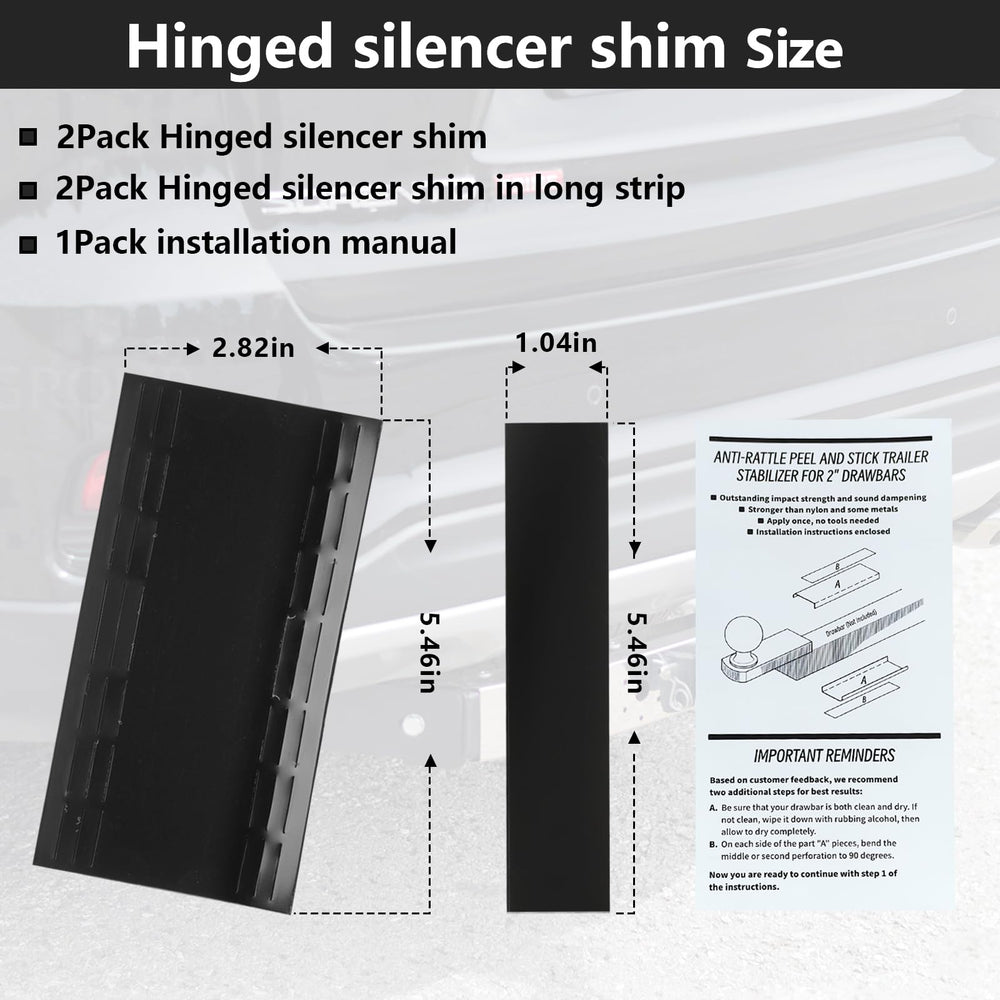 Adabuing easy-install silencer adheres in minutes for a quick quiet ride.