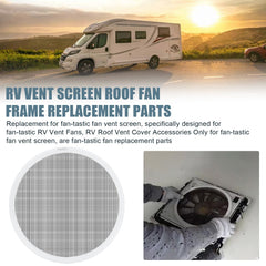 Adabuing fan-tastic vent screen insect-proof keeps bugs out while maximizing ventilation.