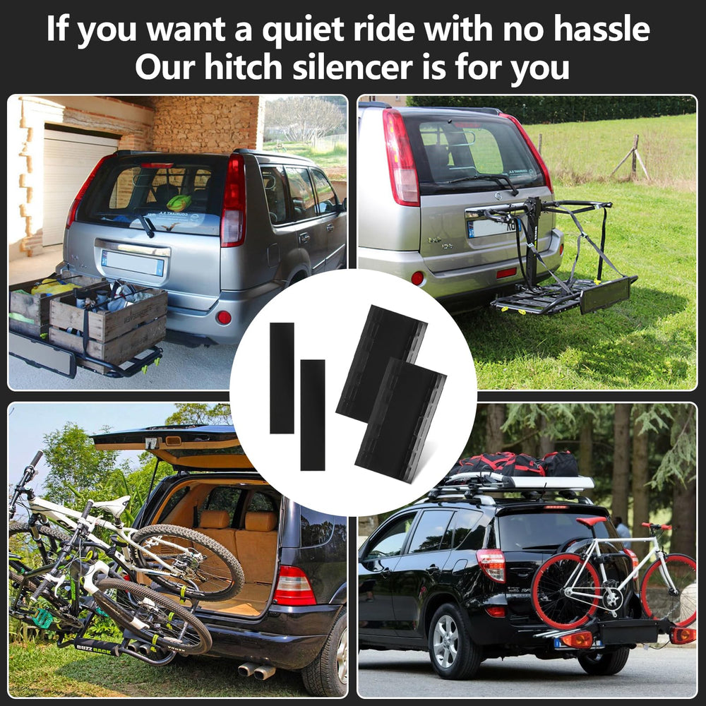 Adabuing protective-film feature protects hitch receiver during transport.