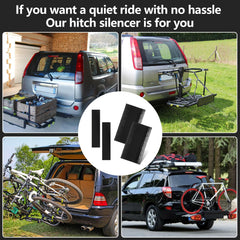 Adabuing protective-film feature protects hitch receiver during transport.