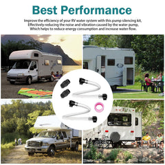 Adabuing quiet RV pump silencer setup improves daily use on the road