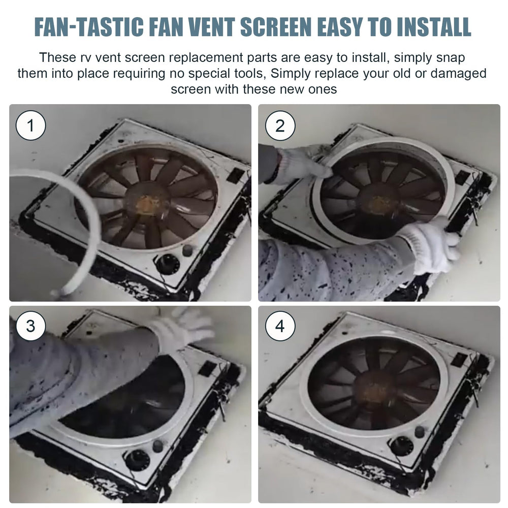 Adabuing vent screen replacement parts for reliable RV ventilation.