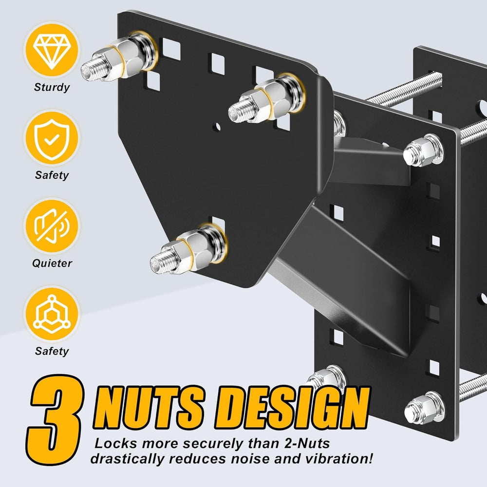 Adamoss RV/boat trailer spare tire mount installed for easy access