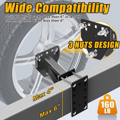 Adamoss spare tire mount demonstrates reliable performance in rugged outdoor use
