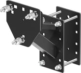 Adamoss trailer spare tire mount front view, robust frame ready for secure installation