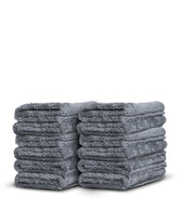 Adam's Borderless Grey Microfiber Towel 16-by-16 for fast, lint-free car drying.
