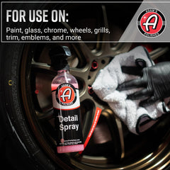 Made in the USA tag on Adam's Detail Spray 2-pack.