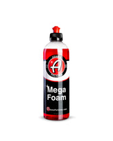 Adam's Mega Foam bottle 16oz showcasing a safe, high-suds car wash solution