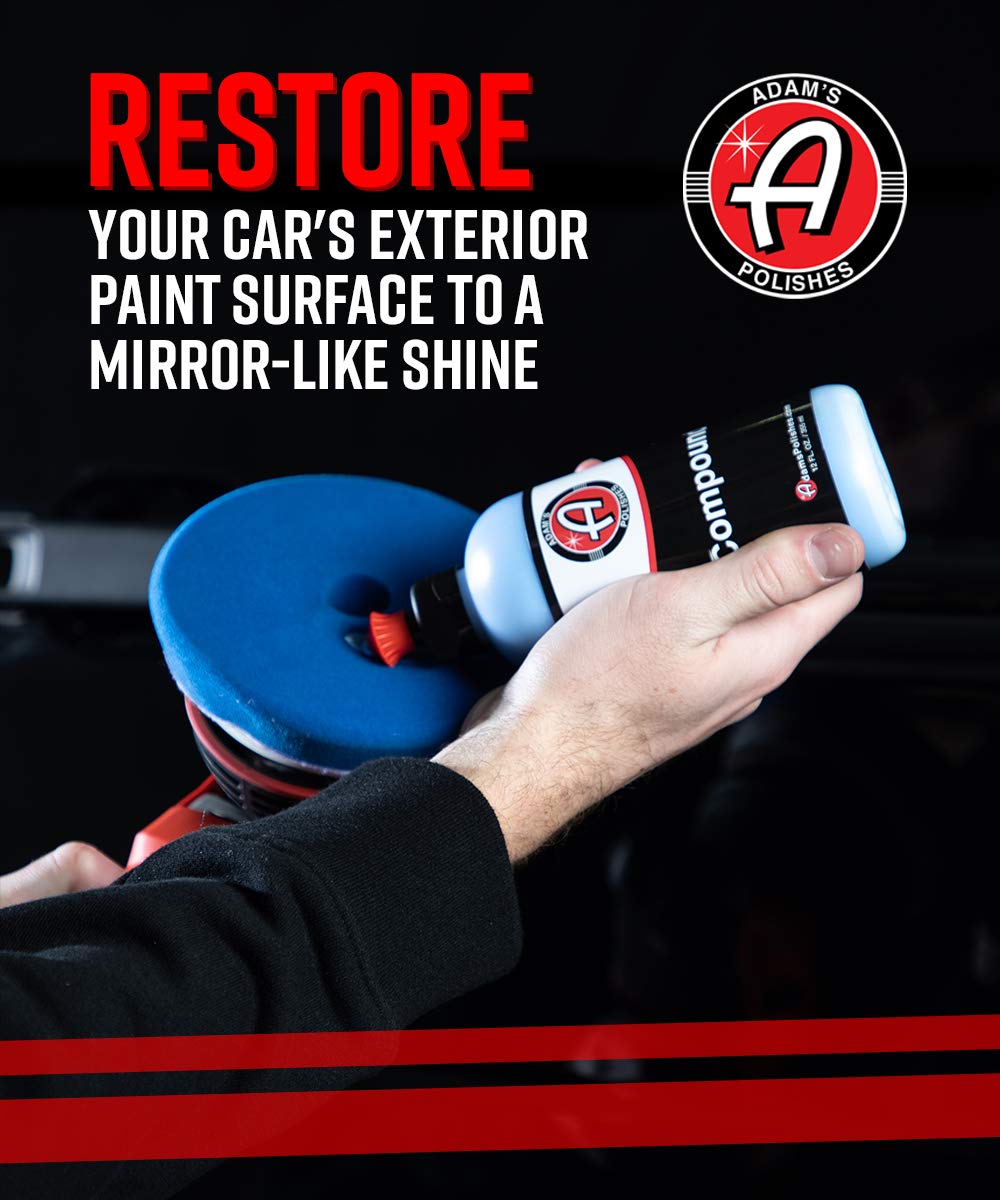Adam's Polishes 2-Step polish jar for finishing and gloss enhancement on clear coats.