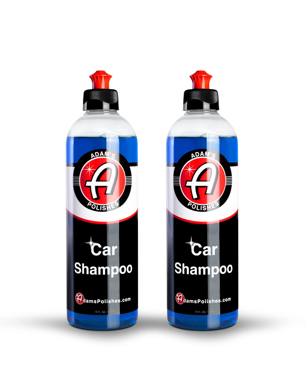 Adam's Polishes Car Shampoo bottle with visible pH-balanced formula for safe cleaning