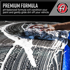Dirt-lift suds from Adam's Polishes Car Shampoo removing road grime