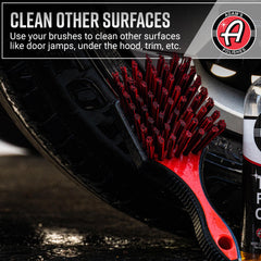 Adam's Polishes combo packaging displaying the two brushes