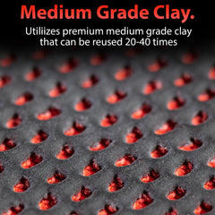 Detail spray with Clay Mitt to improve glide and lubrication.