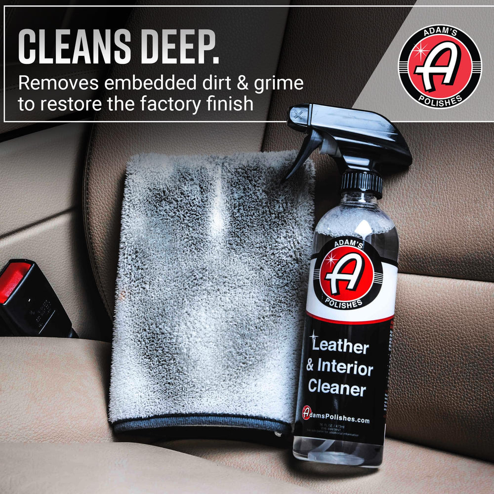 Adam's Polishes Edgeless Towel used for wiping without scratches.