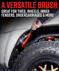Adam's Polishes Fender Brush is ideal for undercarriage and engine bay cleaning.