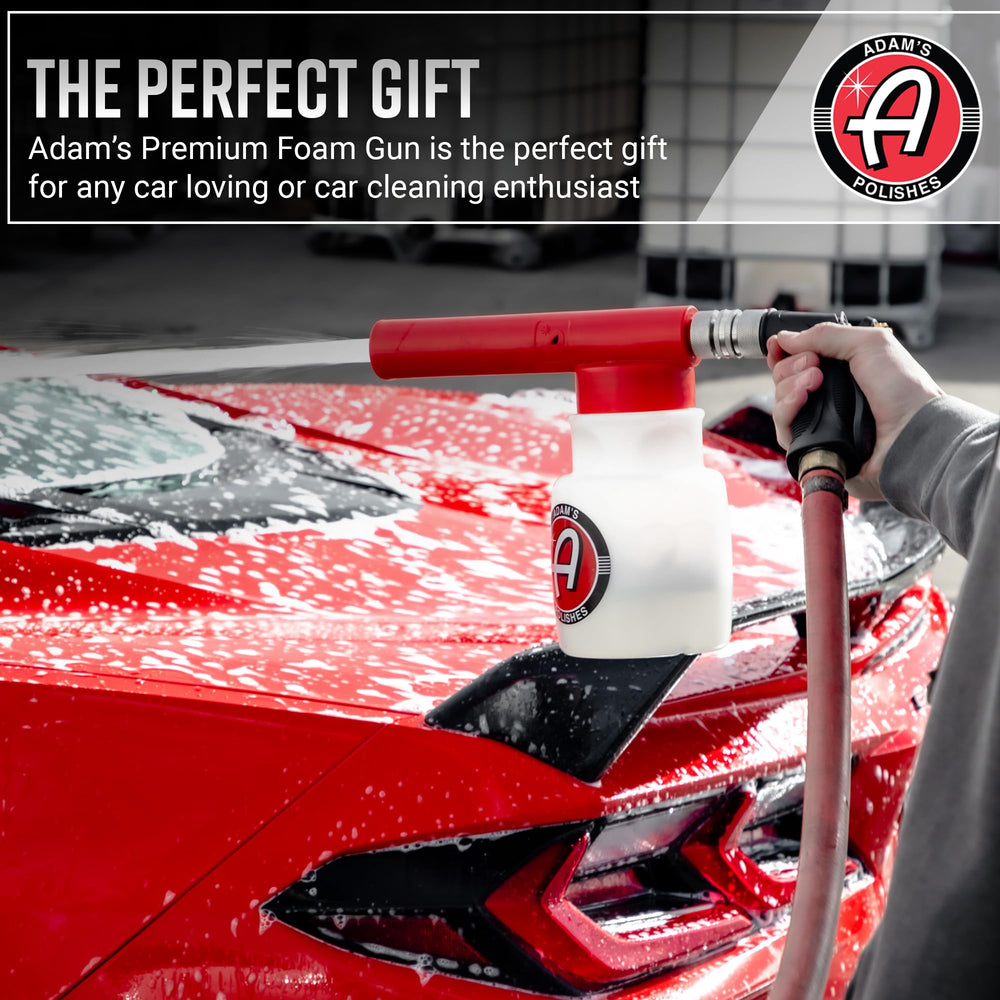 Adam's Polishes Foam Gun in action delivering professional grade foam
