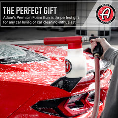 Adam's Polishes Foam Gun in action delivering professional grade foam