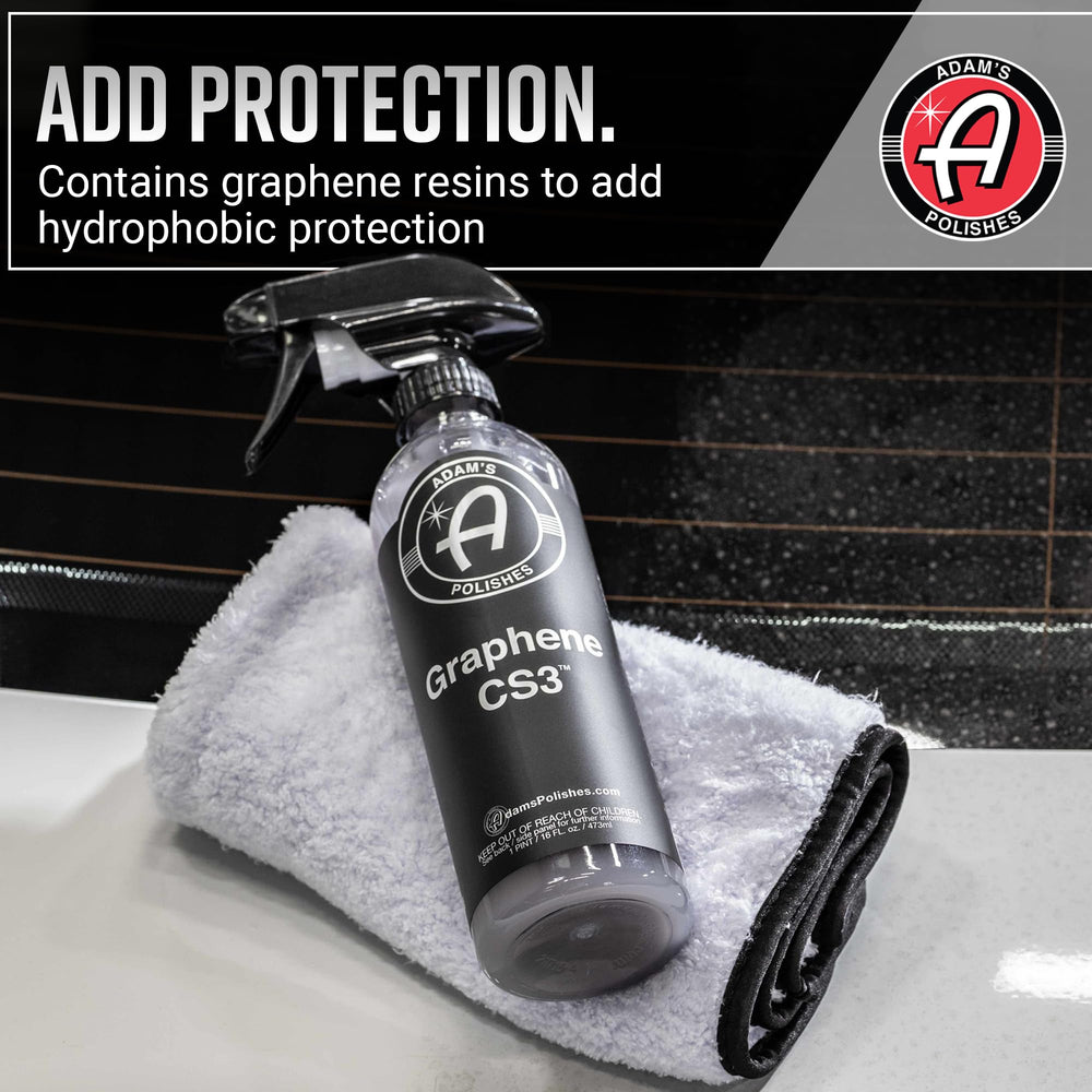 Graphene CS3 3-in-1 coating demonstrated on car paint for protection and shine