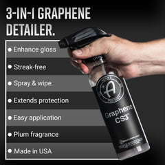 Graphene CS3 spray application delivers glossy results with minimal effort