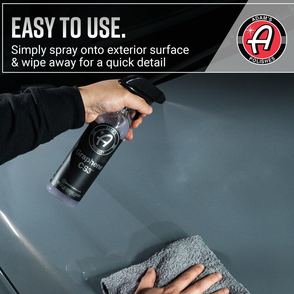 Graphene CS3 spray-and-wipe method for easy detailing