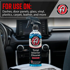 Adam's Polishes microfiber towel aids buffing and residue removal.