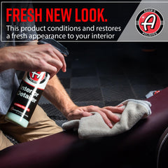Adam's Polishes Interior Detailer leather conditioning for supple seats.
