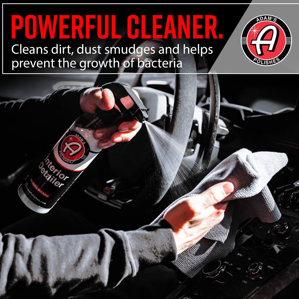 Adam's Polishes Interior Detailer vinyl protection on exposed surfaces.