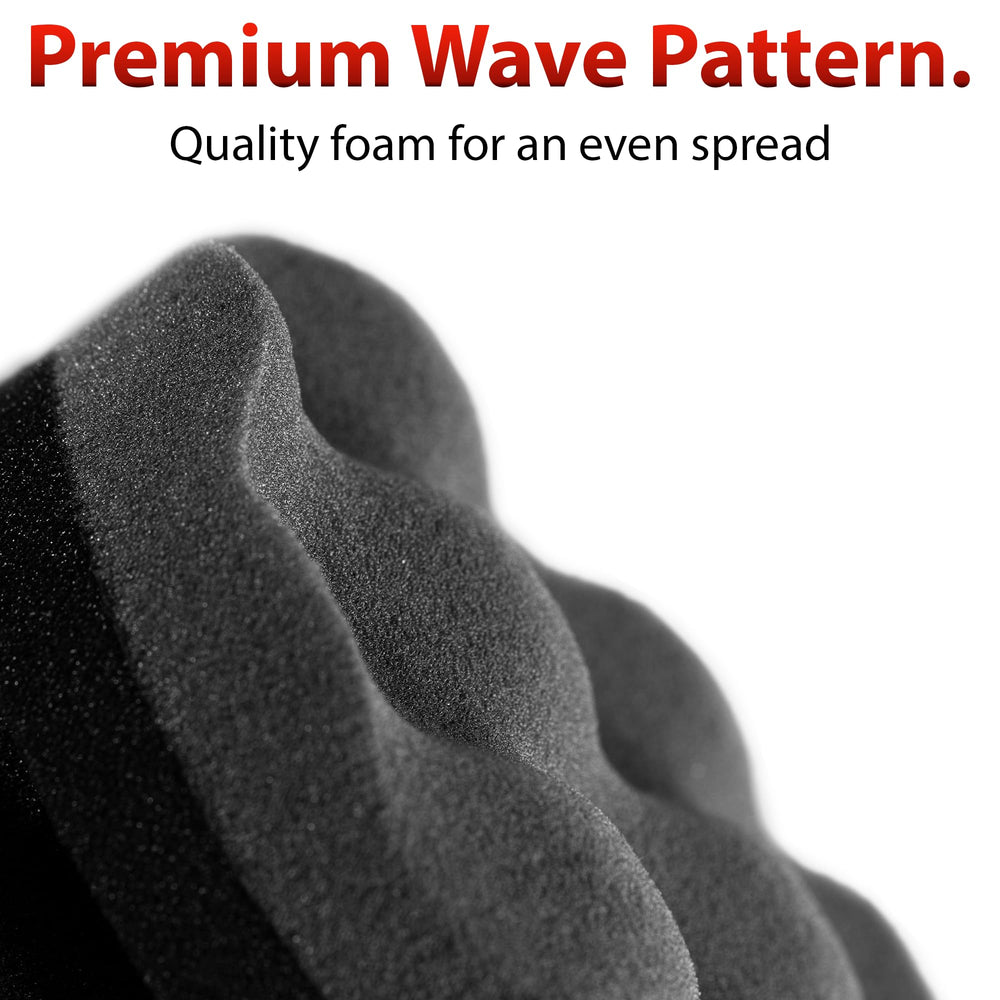 Adam's Polishes Pro Hex Grip in use for tire dressing application, reducing mess