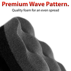 Adam's Polishes Pro Hex Grip in use for tire dressing application, reducing mess