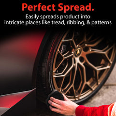 Adam's Polishes Pro Hex Grip foam material for even product spread