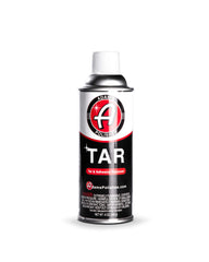 Adam's Polishes Tar 9oz bottle with pour cap demonstrating easy application and fast tar removal.
