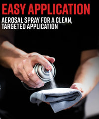 Adam's Polishes Tar 9oz tar spot treatment on surface demonstrates removal capability.