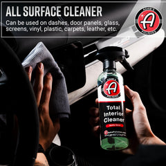 Adam's Polishes Total Interior Cleaner matte finish on dash plastics.