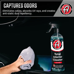 Adam's Polishes UV odor encapsulation protects interior from sun exposure.