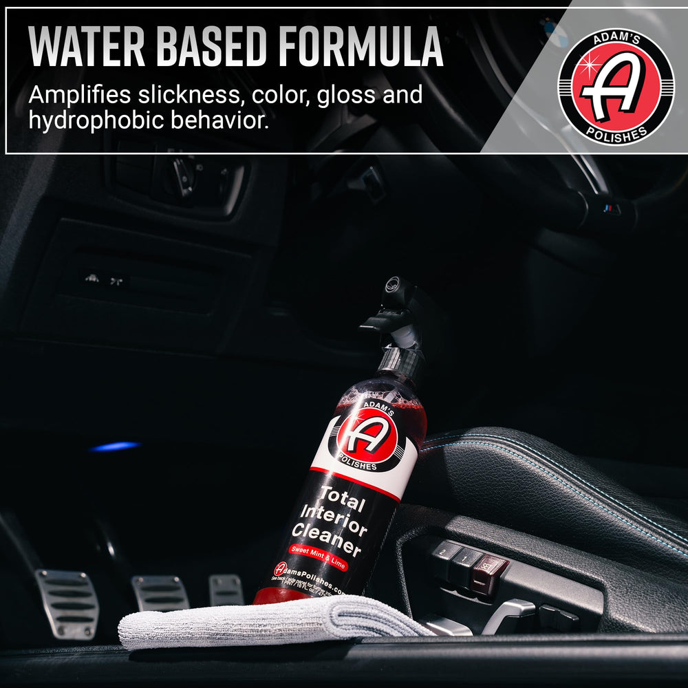 Adam's Polishes Total Interior leather and upholstery care for refreshed feel