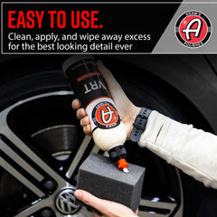 Adam's Silica Infused VRT prevents sling on painted surfaces during drive