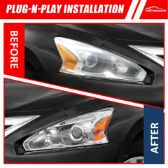 ADCARLIGHTS Altima lens detail with UV coating
