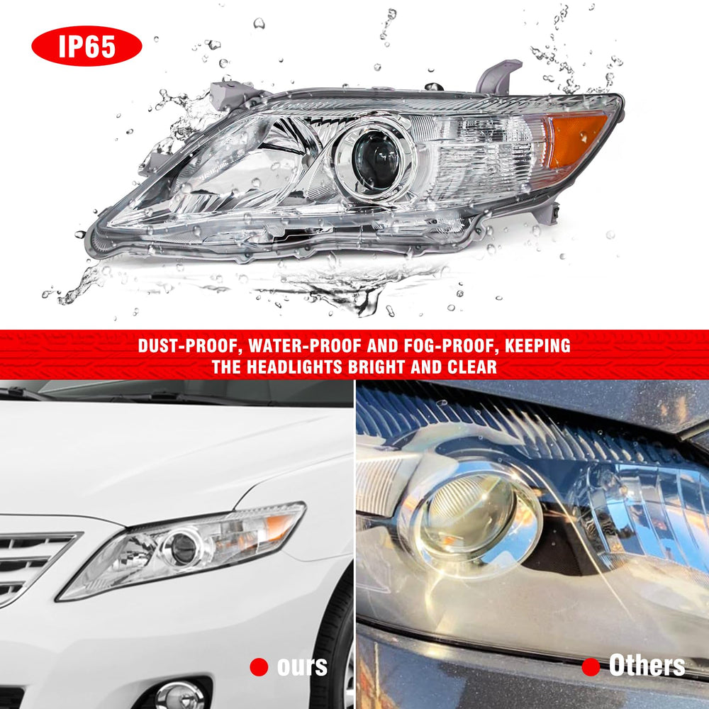 ADCARLIGHTS Camry headlight plug-and-play wiring for easy installation.