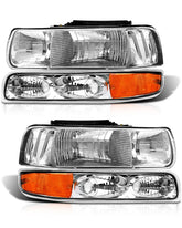 ADCARLIGHTS Chevy Silverado left headlight with chrome housing for precise OE fit and improved visibility