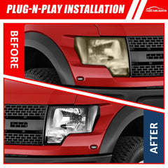 ADCARLIGHTS F-150 front-view headlight with clear lens for crisp illumination