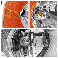 ADCARLIGHTS Front view of Ram headlight with chrome housing