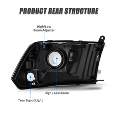 ADCARLIGHTS IP65 waterproof seal and heavy-duty housing for all-weather use