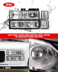 ADCARLIGHTS composite-headlights compatible design for classic GM trucks.
