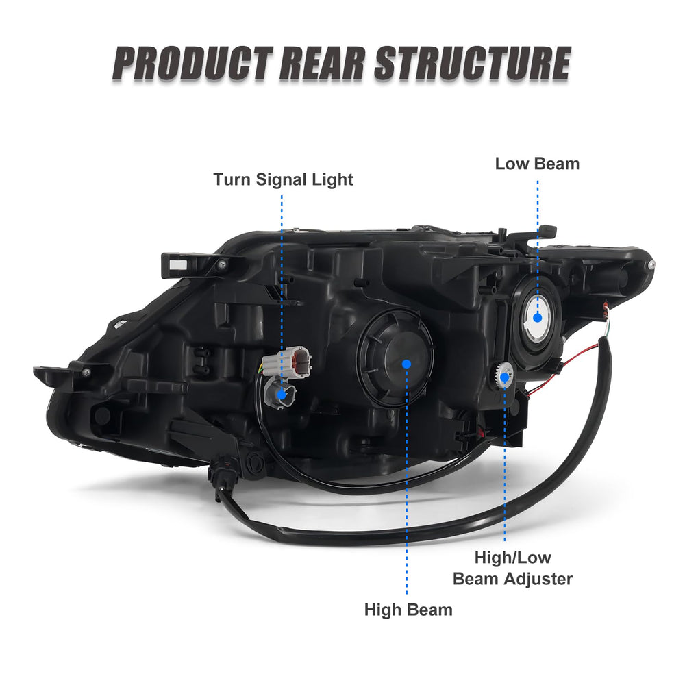 ADCARLIGHTS Nissan Rogue amber reflector detail improves daytime and nighttime visibility